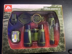 Ozark Trail 5 Piece Outdoor Adventure Set Binoculars Compass Flashlight and More