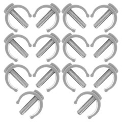 14 Pcs Platform Walker Crutch Attachment Attachments Locking Clips Shaped Clamp