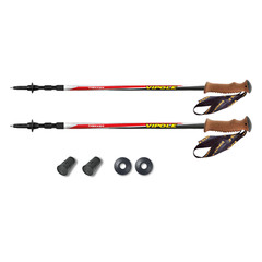 Vipole Trekker Cork Hiking Poles with Twistlock Technology and Adjustable Shafts