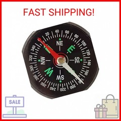 Black Mini Survival Compass Outdoor New 40mm Pocket Oil Filled Compass for Campi