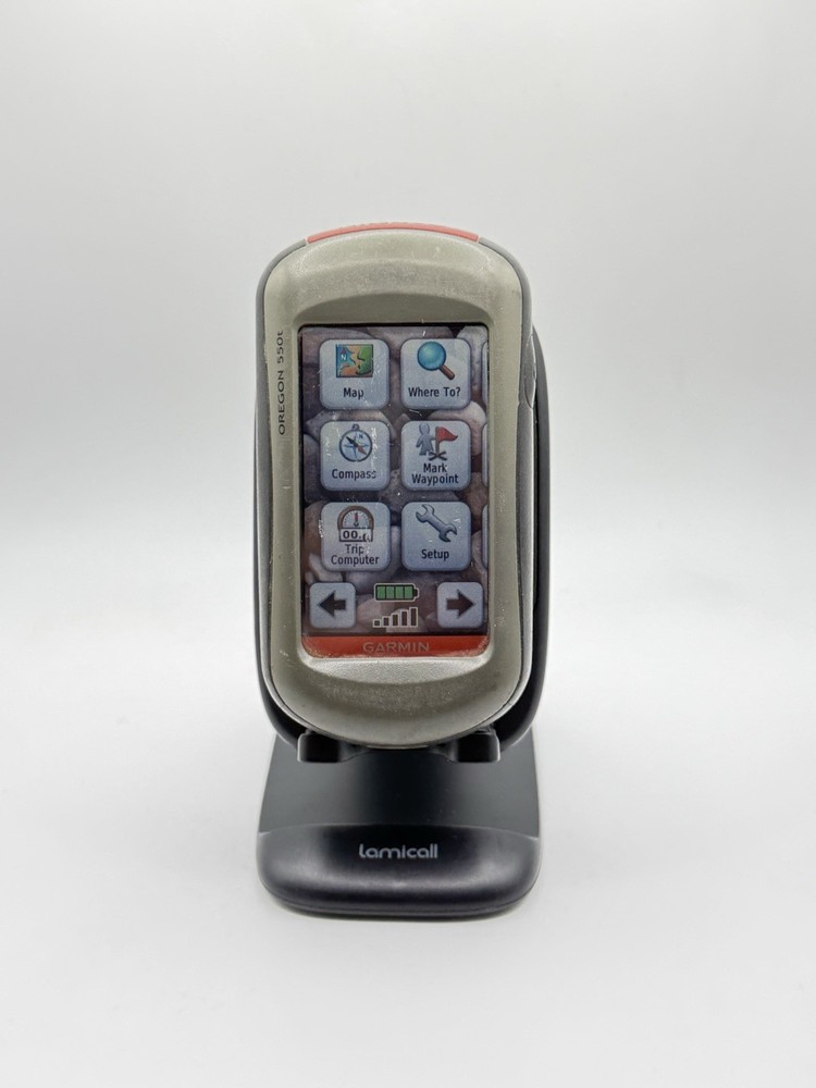 Garmin Oregon 550t Handheld GPS with Camera — TESTED AND WORKING ✅✅