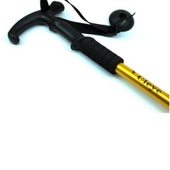 Hiking Stick 110 Cm 4 Section Aluminum Alloy Walking Trekking Poles