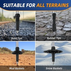 Lightweight Collapsible Kids Hiking Poles – Retractable Kids Hiking Stick,