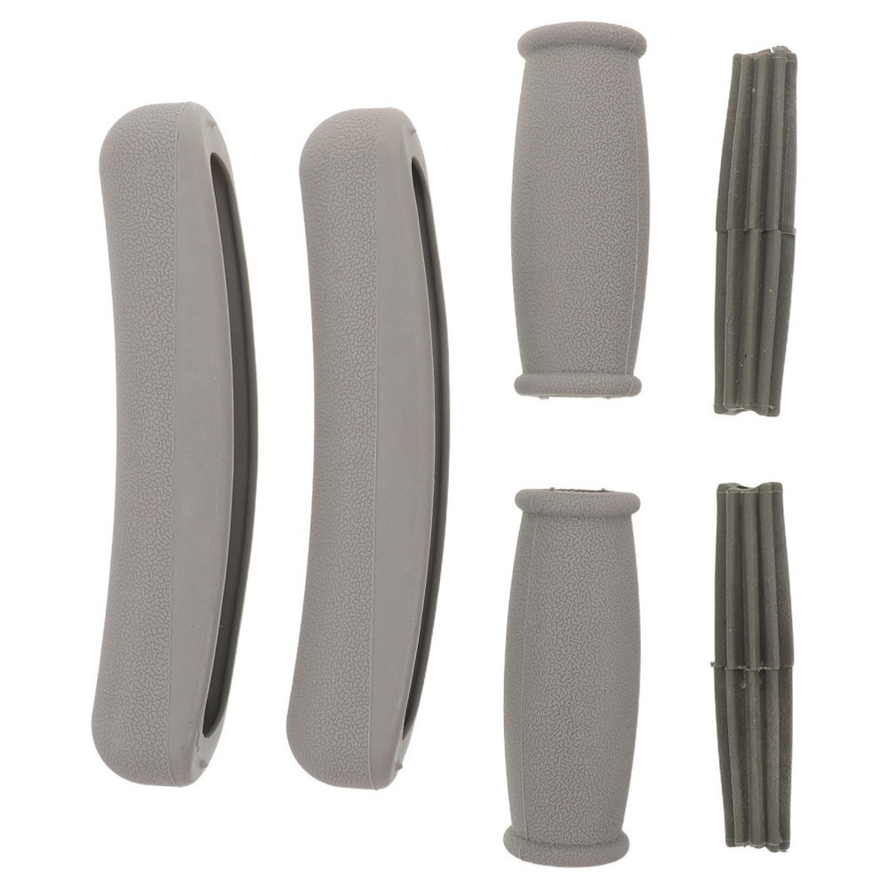 1 Set Rubber Crutches Hand Cushions and Underarm Pads Slip Resistant for Home