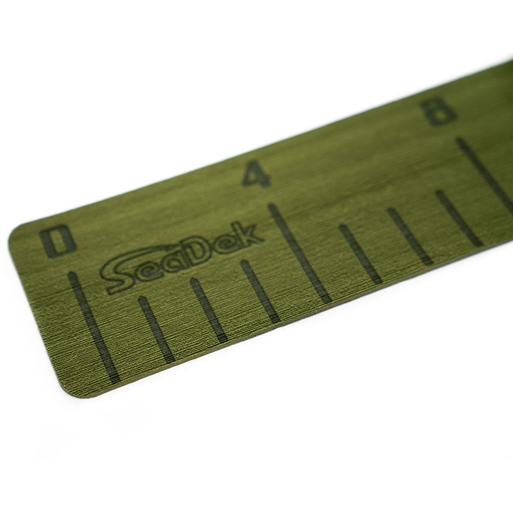 SeaDek 36″ Fish Ruler – Olive Green w/SeaDek Logo