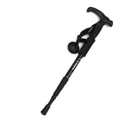 Hiking Stick 110 Cm 4 Section Aluminum Alloy Walking Trekking Poles