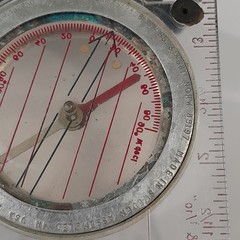 Silva The Ranger Type 15T Compass Mirror Sighting Vintage Sweden Lanyard