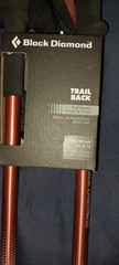 Black Diamond Trail Back Trekking Poles, Burnt Sienna