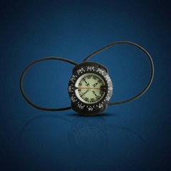 Bungee Compass Side Reading Liquid-Filled 360-Degree Navigation toolDegree