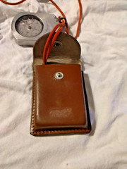 Vintage survey citing compass Suunto KB14-360 compass With leather Case tether