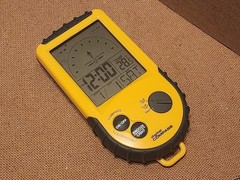 Digital Compass w/Blue Backlight Temperature Alarm Clock Water Resistant Hike ++