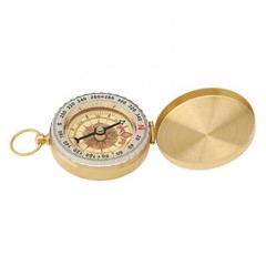 Mini Copper Compass Waterproof Pocket Survival Compass Hiking Gear for Women Men