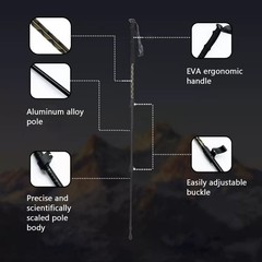 Aluminum Hiking Pole Trekking Staff DSZ-002
