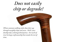 Wooden Walking Stick Handcrafted in Central America, Luxury Laurel Wood