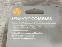 Ultimate Survival Technologies Lensatic Compass Black Glow-in-the-Dark