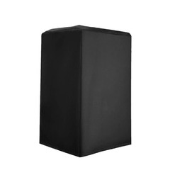 Black Silver Coated Oxford Cloth Speaker Cover with UV Shielding Windproof