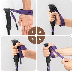 Qunature Hiking Poles,Trekking Poles,Foldable Adjustable 110–130 cm,Ultralight