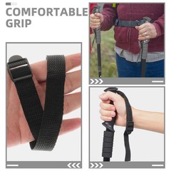10 Pcs Backpack Strap Keeper Cane Bungee Lanyard Climbing Stick Straps