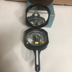 Vintage Sokkisha Tokyo Transit Compass in Leather Case