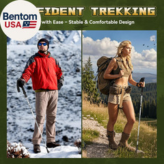 Collapsible Trekking Pole – Lightweight Aluminum Hiking Stick for Men, Women & S