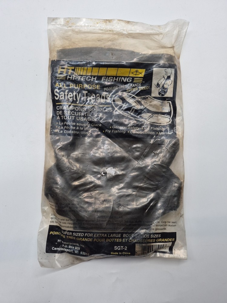 Ice Fishing Safety Treads SGT-2 Crampon Ice X Large Boot Covers Ice Treads NEW