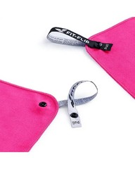 Fit-flip towel / shower cover in microfiber 70×140 cm, pink