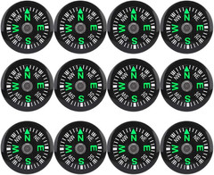 Oil Filled Pocket Button, Mini 20Mm 12Pcs for Hiking, Camping, Survival Kit – Ou