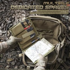 Tactical Pouch Military Map Case Holder Army Foldable Map Storage Coyote Tan