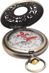 Brass Compass Hiking Durable Shockproof Waterproof Navigation Tool for Outdoo…