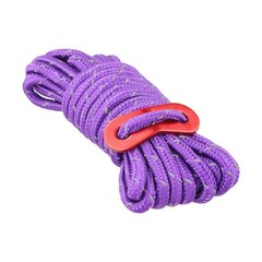 Portable 4mm by 4m Camping Rope with Reflective Features and Adjustable Length
