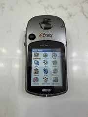 Garmin eTrex VistaCx Handheld Hiking GPS Gray Black with sd Card