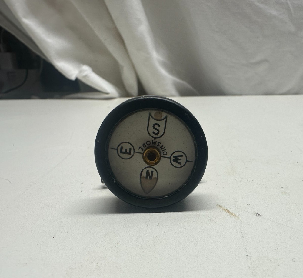 Vintage Dinsmore Instrument Co Safety Pin Compass Pocket Watch Style Japan