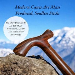 Wooden Walking Cane – Handcrafted in Central America, Luxury Laurel Wood