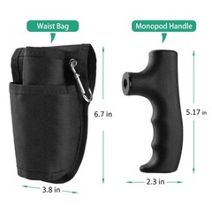 Monopod Handle Adapter Walking Stick Stick Handle with Monopod Waist Bag Set …