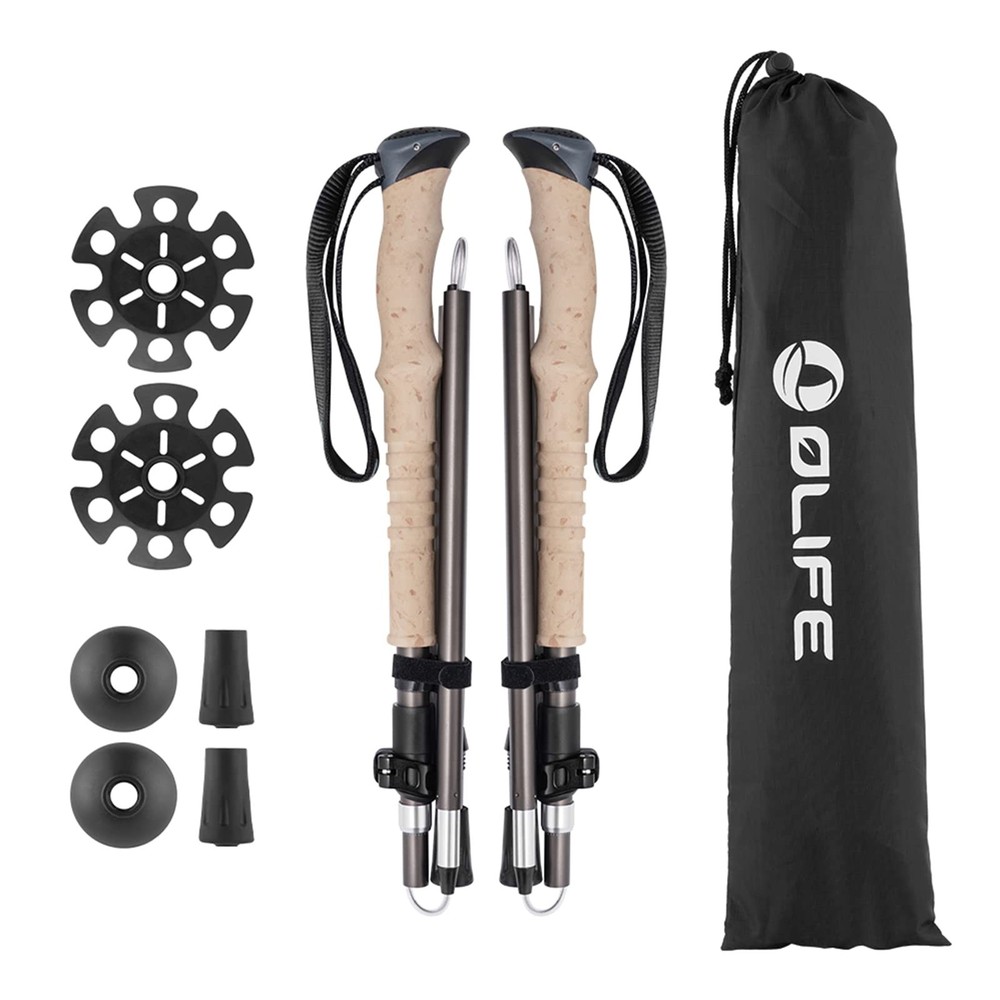 Mixtend F3T2 Trekking Poles, Foldable and Lightweight Walking Stick for Men a…