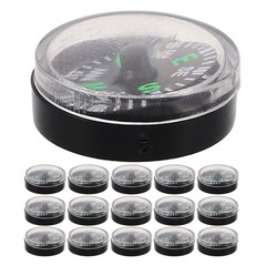 20Pcs Compact Mini Plastic Compass for Hiking Backpacking Outdoor Adventures