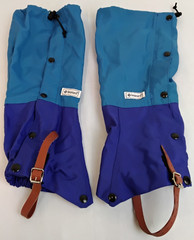Chouinard Gators Vintage Blue Size M w/ Zippers, Snaps, and Buckles *Z5571