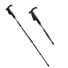 Trekking Stick Walking Hiking Poles Adjustable Folding Anti-Shock Sticks