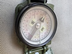 Cammenga Official US Military Tritium Lensatic Compass and Drab Green Case