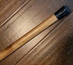 Detachable Hardwood Walking Stick with Pine Handle 55 Inches 3-Pc Kit