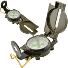 Compass Military Outdoor Camping Army Green Hiking Survival Trip Navigation Tool