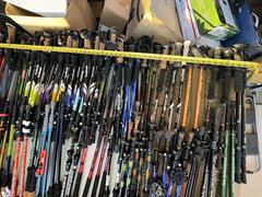 Outdoor Products foldable Trekking Walking Hiking Poles Sticks. Pairs only.