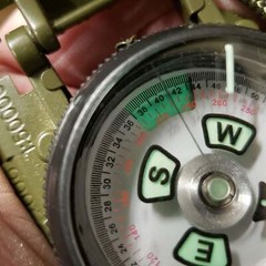 Scout™ Lensatic Compass – Traditional Phosphorescent Military Style with Nylon C