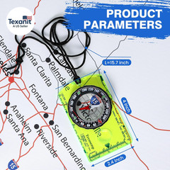 Orienteering Compass, Hiking Survival Compas, Compasses Kids for Magnetic Campin