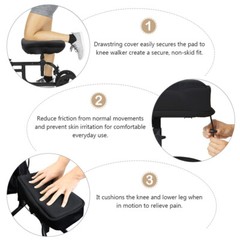 Universal Knee Cushion Knee Walker Pad for Knee Scooter and Roller