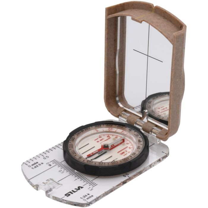 Silva Guide Terra Sustainable Compass for Hiking Camping Outdoor Navigation