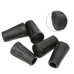 5pcs Replacement Trekking Pole Tip Covers for Outdoor Hiking and Camping