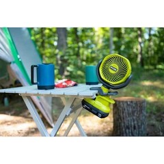 Ryobi ONE+ Camper’s Kit. Bluetooth Speaker, Light, Clamp FAN Battery & Charger