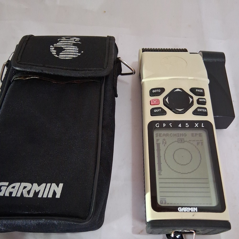 Working Garmin GPS45XL White Handheld 4.3″ Display Waterproof Personal Navigator