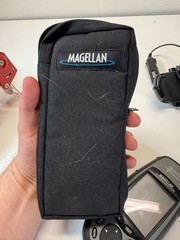 Magellan Meridian Platinum Handheld GPS w/ Car Mount & Case – Untested